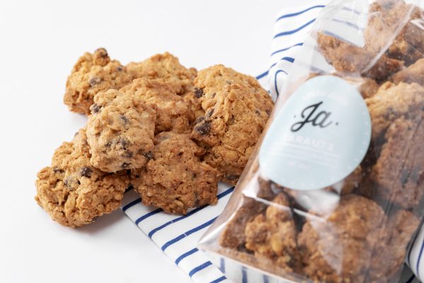 Pastas de avena, chocolate y nueces